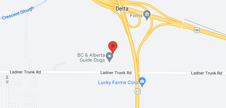 map of 7021 LADNER TRUNK ROAD